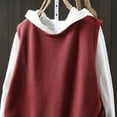 thumbnail image 4 of RXMEKW White Coat Women, Solid-Color Knitted Loose Versatile Coat, 4 of 6