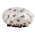 thumbnail image 4 of Gorro de ducha para mujeres y hombres, regalo, accesorio multiusos para hoteles, salones de belleza y uso doméstico. Blanco, 4 of 10