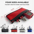 thumbnail image 2 of Small Tool Pouches with Zipper Premium Small Tool Bags Waterproof 1680D Tool Pouch Bags for Men Multipurpose Tool Storage Organizer Premium Heavy duty 4 Pack, 2 of 5