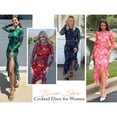 thumbnail image 5 of NAYTOAO Women's Spring Wedding Guest Dress 2026 Long Sleeve Ruched Bodycon Floral Ruffle Cocktail Party Maxi Dresses, 5 of 9