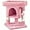 Pink, variant on ZOPan Cat Tree with Extra Large Plush Perch, Soft Cat Condo & Sisal-Covered Scratching Posts for Large Cats, Kittens Cats, 23.5 Inches, Beige