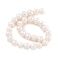 thumbnail image 3 of Natural Cultured Freshwater Pearl Beads Strands Potato PapayaWhip 6~7mm Hole: 0.6mm about 29pcs/strand 6.69 inch(17cm), 3 of 5