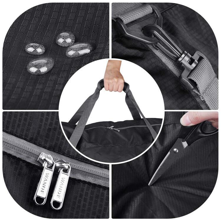 28 Foldable Duffle Bag 80L for Travel Gym Sports Lightweight Luggage Duffel By WANDF