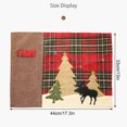 thumbnail image 4 of Moyic Camino de de Navidad, mantel de Festival, manteles individuales de tela pequeños, vacaciones, Hotel, hogar, restaurante, decoración de Kits de decoración para fiestas Moyic HA068349-00, 4 of 6