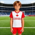 thumbnail image 2 of Unisex Kids Soccer for Girls Soccer Shirts Boy Football Outfits Soft Ideal Gift for Little Athlete 2-14 Years, 2 of 5