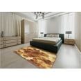 thumbnail image 5 of Ahgly Company Machine Washable Indoor Rectangle Transitional Beer Orange Area Rugs, 2' x 3', 5 of 7