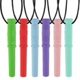 thumbnail image 1 of 6 uds colgante de dientes collar para masticar mordedor para bebé niños morder juguetes sensoriales Hy, 1 of 5