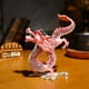 thumbnail image 4 of Adornos de dragón del zodiaco de metal Decoración de dragón de diamante completo Decoraciones creativas de oficina Pise Yunlong Adornos de joyería pequeños, 4 of 6