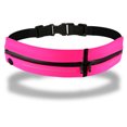 thumbnail image 1 of Hukapapa Riñonera para deportes al aire libre Riñonera para correr deportiva con doble bolsillo Bolsa para teléfono móvilRose red, 1 of 6