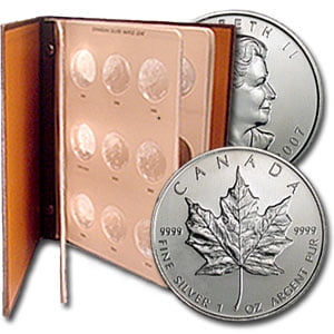 19 18 Canada 33 Coin Silver Maple Leaf Set Bu In Dansco Walmart Com Walmart Com