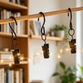 thumbnail image 6 of Hanging Clip,Spring Loaded Stainless Steel S Hook Fastener Clamp for String Light Photo Curtain Mounting,Indoor Home Decoration and Outdoor Holiday Scene Layout Multiscenario Household Suspension, 6 of 7
