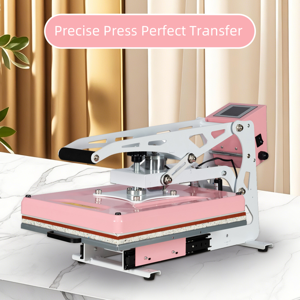 13x18 Semi-automatic Heat Press Machine With Auto Open and Slide-out base