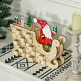 thumbnail image 3 of HOMCOM Christmas Advent Calendar with 24 Countdown Drawers, Reusable Wooden Holiday Decoration Xmas Gift for Kids Adults, Natural Wood, 3 of 3