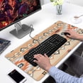 thumbnail image 2 of Long Mouse Pads for Desk,Colorful Geometric Striped Pattern Desk Mats on Top Of Desks, Desk Mouse Pad Extra Large with 3mm Non-Slip Base and Stitched Edge for Gaming,Office,Work,Home 31.5"x15.7", 2 of 6