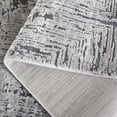 thumbnail image 4 of SAFAVIEH Whisper Theobald Abstract Runner Rug, Grey/Dark Grey, 2'6" x 8', 4 of 9