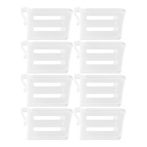 8 divisores para refrigerador, organizadores de puertas, separadores de contenedores de almacenamiento, separadores laterales para puertas de refrigerador.