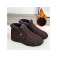 thumbnail image 1 of LUXUR Unisex Winter Slip-on Snow Booties Man Ladies Waterproof Warm Ankle Boots Shoes, 1 of 7