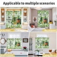 thumbnail image 5 of St. Patrick's Day Kitchen Curtains Window Panels, Lucky Shamrocks Boots Green Buffalo Plaid Insulated Window Treatment Curtain, Grommet Curtains for Bedroom/Living Room/Bathroom, 2 Piece 52"Wx72"L, 5 of 8