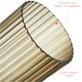 thumbnail image 6 of Beautiful 8.5" Tall Ribbed Oyster Gray Tubular Glass Vase by Drew Barrymore, 3.93" D, 6 of 9