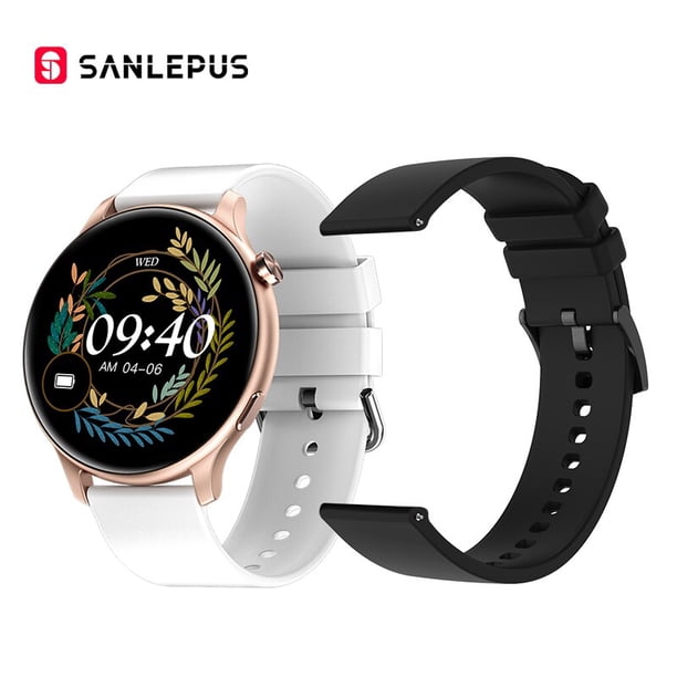 SANLEPUS 2023 nuevo reloj inteligente mujeres hombres impermeable Smartwatch Bluetooth llamadas oxígeno en sangre Monitor de ritmo cardíaco pulsera de Fitness Tan Jianjun unisex
