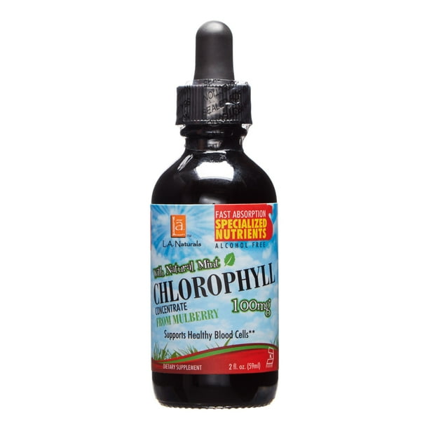 L A Naturals Chlorophyll 100mg, 2 Oz