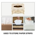thumbnail image 6 of SHOWERORO Tissue Storage Box Golden 1Set 9.1X5X4In, 6 of 8