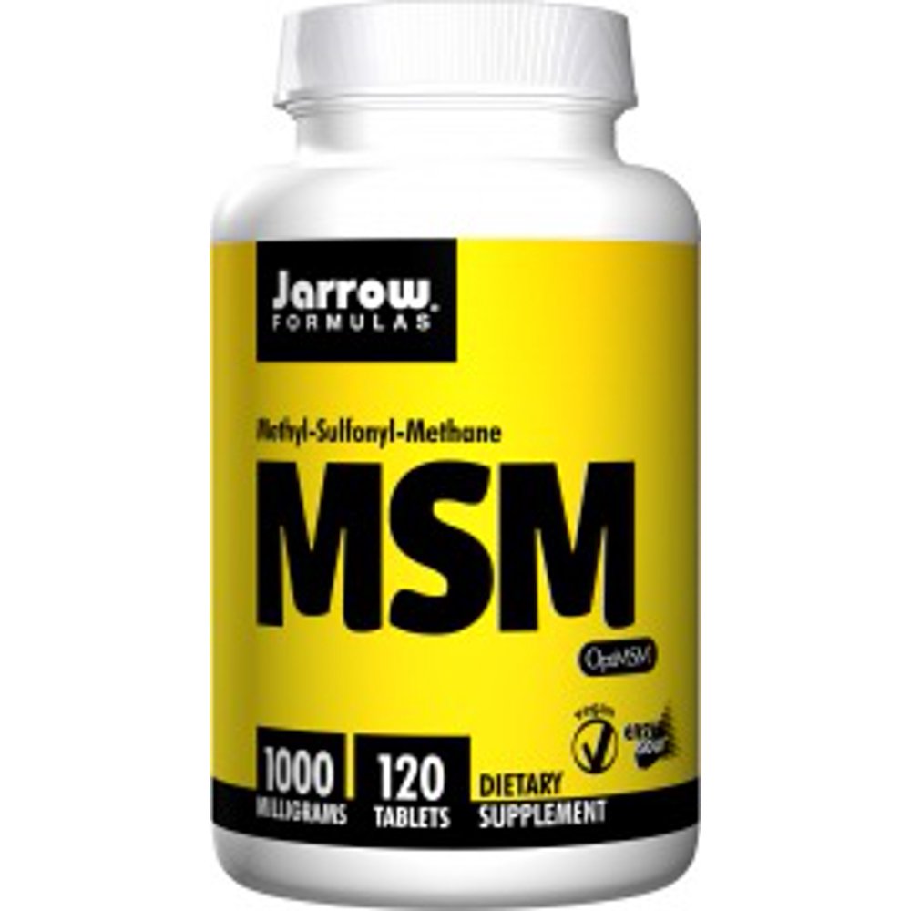 MSM Sulfur 1000mg Jarrow Formulas 120 Tabs