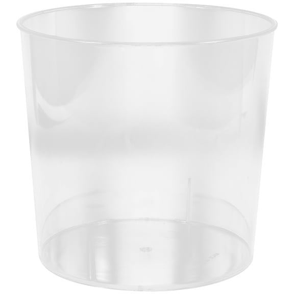 Pretyzoom Clear Plastic Flower Vase Tall Round Container for Elegant Flower Shop and House Decor