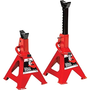 American Forge & Foundry Jack Stands - 6 Ton Capacity - Ratcheting - Double Locking - Pair