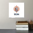thumbnail image 3 of Gallery Pops WNBA Connecticut Sun - Global Logo Wall Art, Unframed Version, 12" x 12", 3 of 5