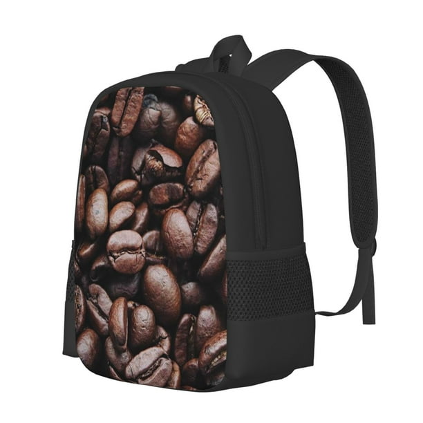 Easygdp Coffee Bean Mochila de Gran Capacidad Minimalista Ideal para Escuela, Viajes y Uso Diario