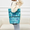 thumbnail image 6 of Rkxzt Shopping Cart Foldable Shopping Trolley with Zippered Expandable Bag and Wheels for Groceries Travel and Outdoor Use Home Storage|Oxford Cloth, 6 of 8