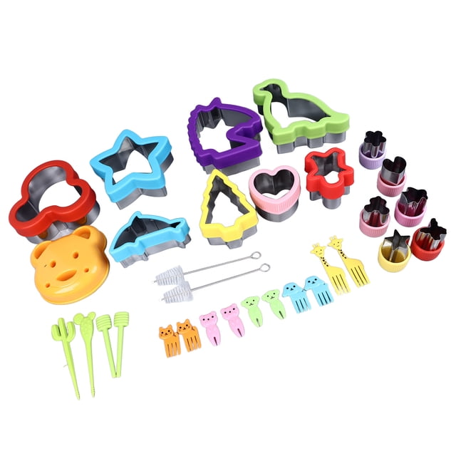 Cutter Sealer Set, Funny 31pcs Pocket Sandwiches Moulds Stainless Steel for Lunch