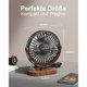 thumbnail image 3 of Ventilador de escritorio con ajuste de 360 grados, portátil, con funcionamiento ultrasilencioso y cubierta frontal desmontable, para una limpieza sin esfuerzo y un flujo de aire personalizable, 3 of 5