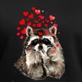 thumbnail image 3 of CafePress - Raccoon Blowing Kisses Cute Animal Love T Shirt - Women's V-Neck Dark T-Shirt, 3 of 4