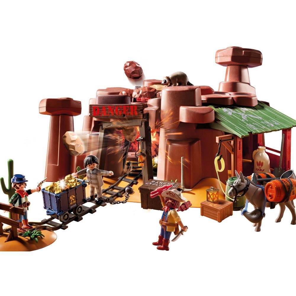 PLAYMOBIL 5246 Western Goldmine 131 PC Playset for sale online 