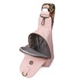 thumbnail image 2 of Bolsa Riñonera de moda para mujer, bandolera de cuero bohemio, cremallera informal (rosa) Likrtyny  Para Estrenar, 2 of 9