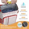 thumbnail image 2 of Travel Cooler Bag - Red Christmas Tree Pattern Camping Beer Cooler Backpack with Bottle Opener- Waterproof Insulated Picnic Backpacks - Cooler Bag for Beach, 2 of 6