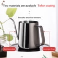 thumbnail image 6 of Pour Over Coffee Kettle Mini 11.8 OZ Gooseneck Kettle Spout Coffee Pots Drip Coffee Maker Kettle Long Narrow Stainless Steel Pour Over Kettle, 6 of 10