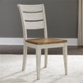 thumbnail image 1 of Farmhouse Reimagined White Ladder Back Side Chair (RTA)-Set of 2, 1 of 9