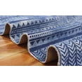 thumbnail image 5 of Casavani Indian Natural Blue Cotton Dhurrie Geometric Area Carpet 10x16 Feet, 5 of 5