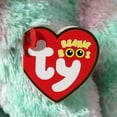 thumbnail image 4 of Ty Beanie Boos - Opal the Pink and Green Cat  – Medium (9")  – Glitter Eyes  - Stuffed Animal, 4 of 6