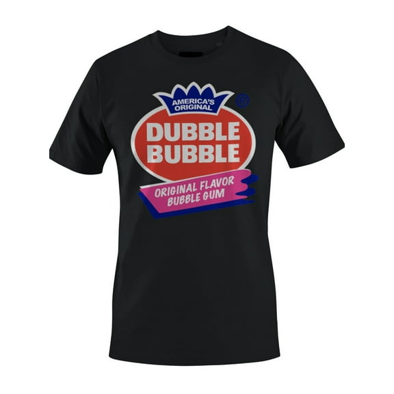 Officially Licensed Dubble Bubble Original Flavor Bubble Gum Logo Men's T-shirt