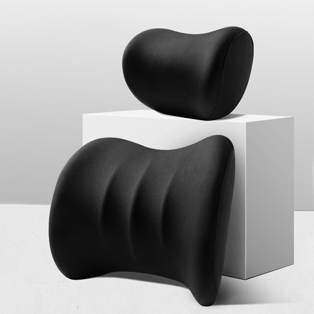 Comfortable Car Neck Pillows Set Of 2 Ergonomic Headrests For Car Seats