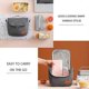 thumbnail image 4 of Gray - Set of 3 Reusable, Cylindrical, Square, Insulated, Portable, 4 of 5