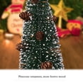 thumbnail image 4 of Djunllk Mini Christmas Trees Bottle Brush Trees with Wood Base, Christmas Village Trees for Tabletop Christmas Decor Holiday Winter Decorations Christmas Tree, 4 of 9