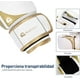thumbnail image 3 of Guantes de Box 12 Oz, Blanco/Dorado, con Protector Bucal Bluelander BOX-M1-12-BlancoDorado, 3 of 5