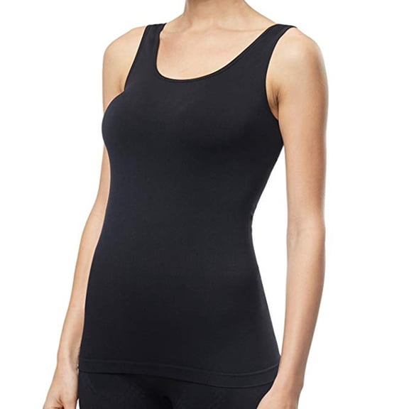 DuoJiaJ Women Bottoming Slim-fit Vest Sleeveless Pure Color Blouse U Shape Tank Top Women’s Casual Ribbed Knit Tank Tops