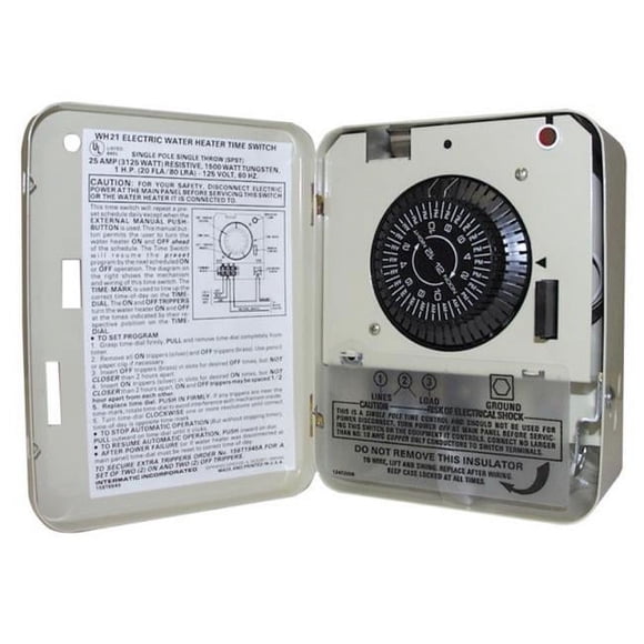 Intermatic WH21 250V Electric Water Heater Timer