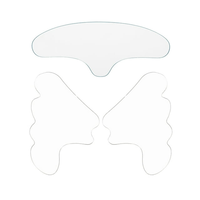 Yeacher Ensemble de Coussinets pour le Soin de la Peau du Visage en Silicone, Patchs pour le Front et le Sourire, Coussinets Lissants pour Enlever les Ridules et les Ridules